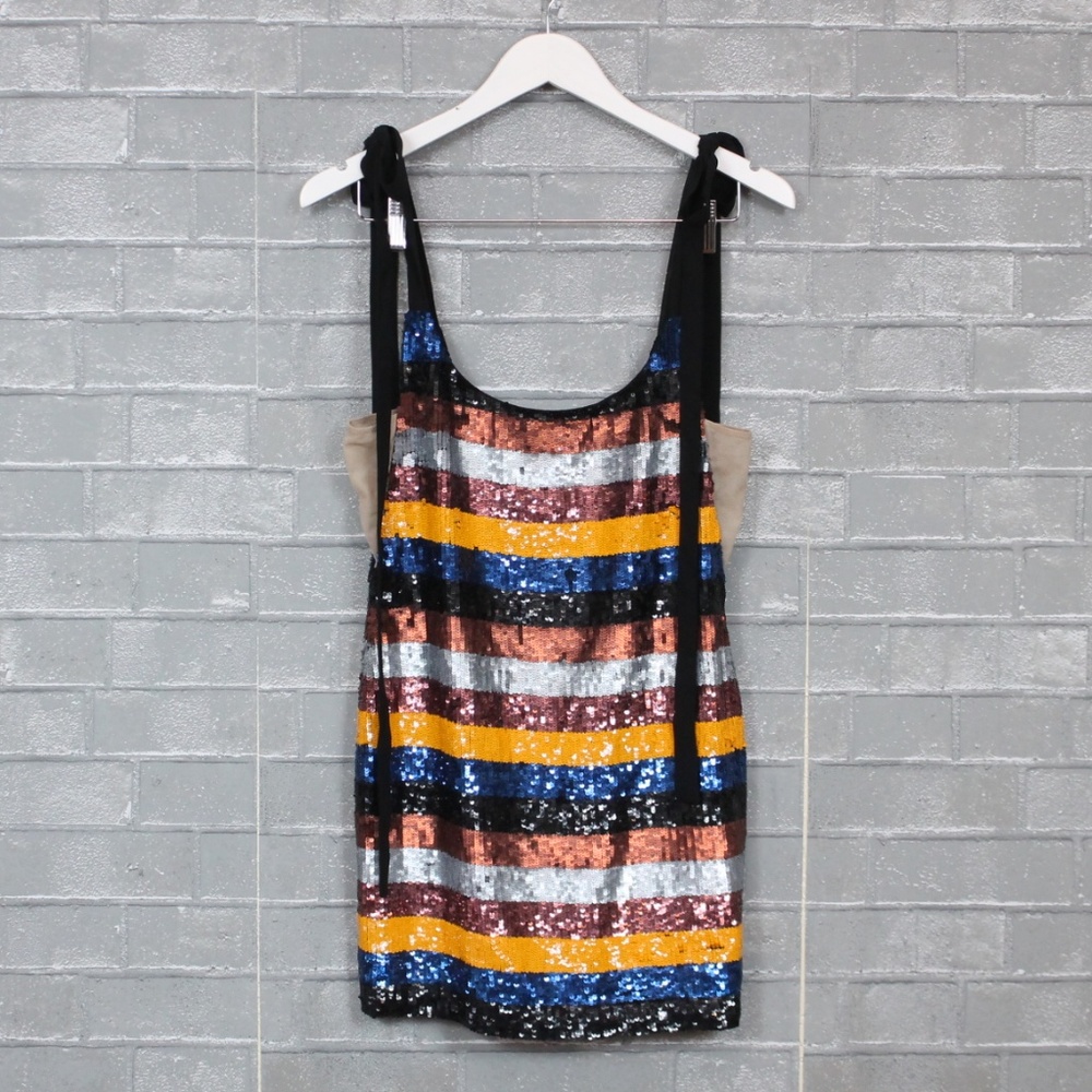 NBD x Revolve Suri Blueberry Spice Sequin Dress XS